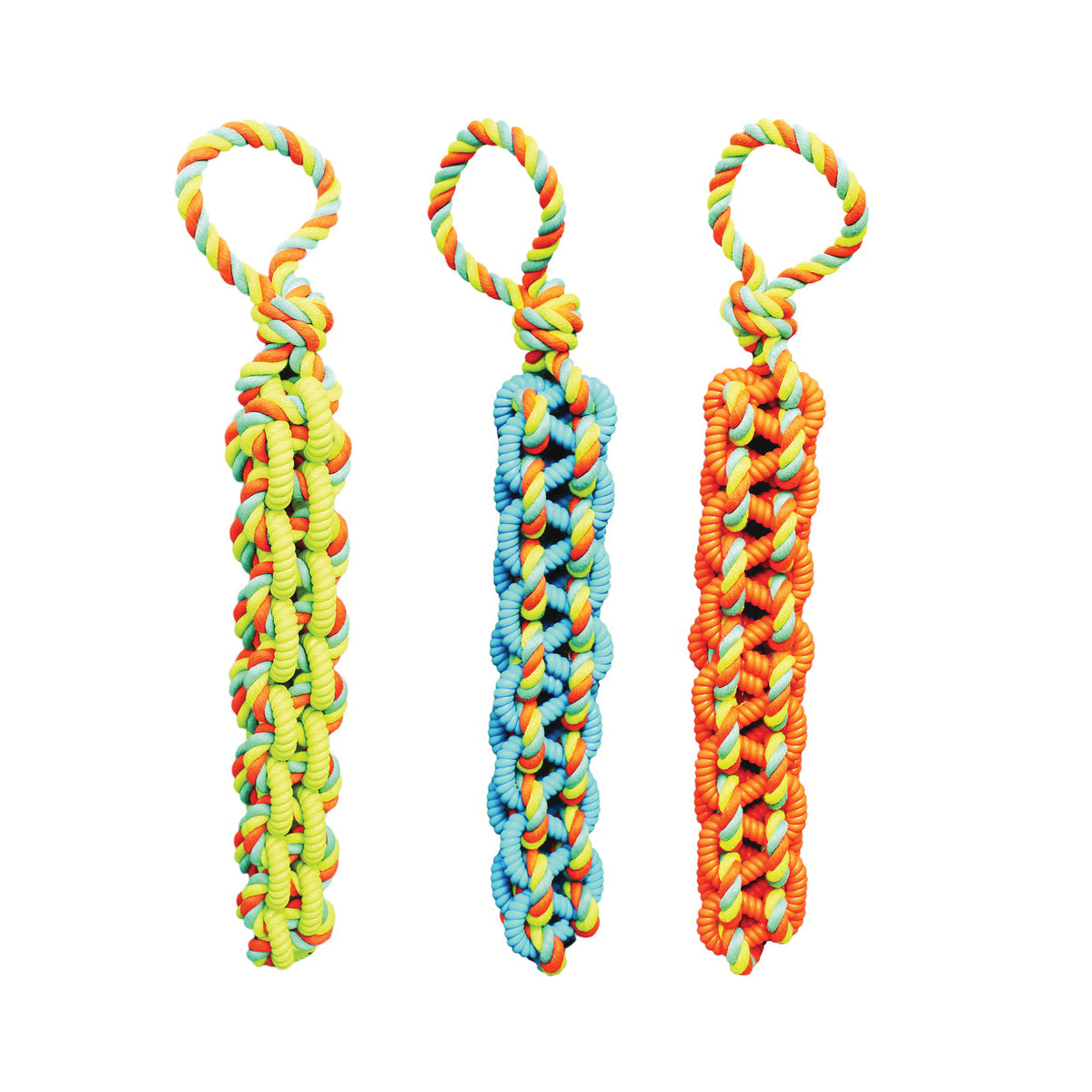 Chomper WB15530 Dog Toy, Braided Rope, Thermoplastic Rubber