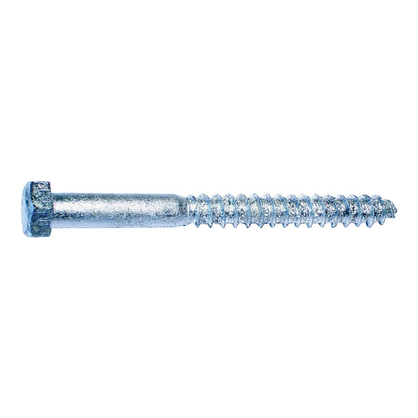 MIDWEST FASTENER 05594 Lag Screw, 1/2 in Thread, 2 Grade, Galvanized