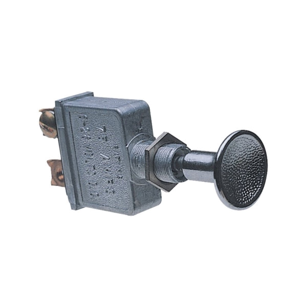 CALTERM 41790 Push/Pull Switch, 75 A, 6/28 VDC, Screw Terminal, Nickel Housing Material