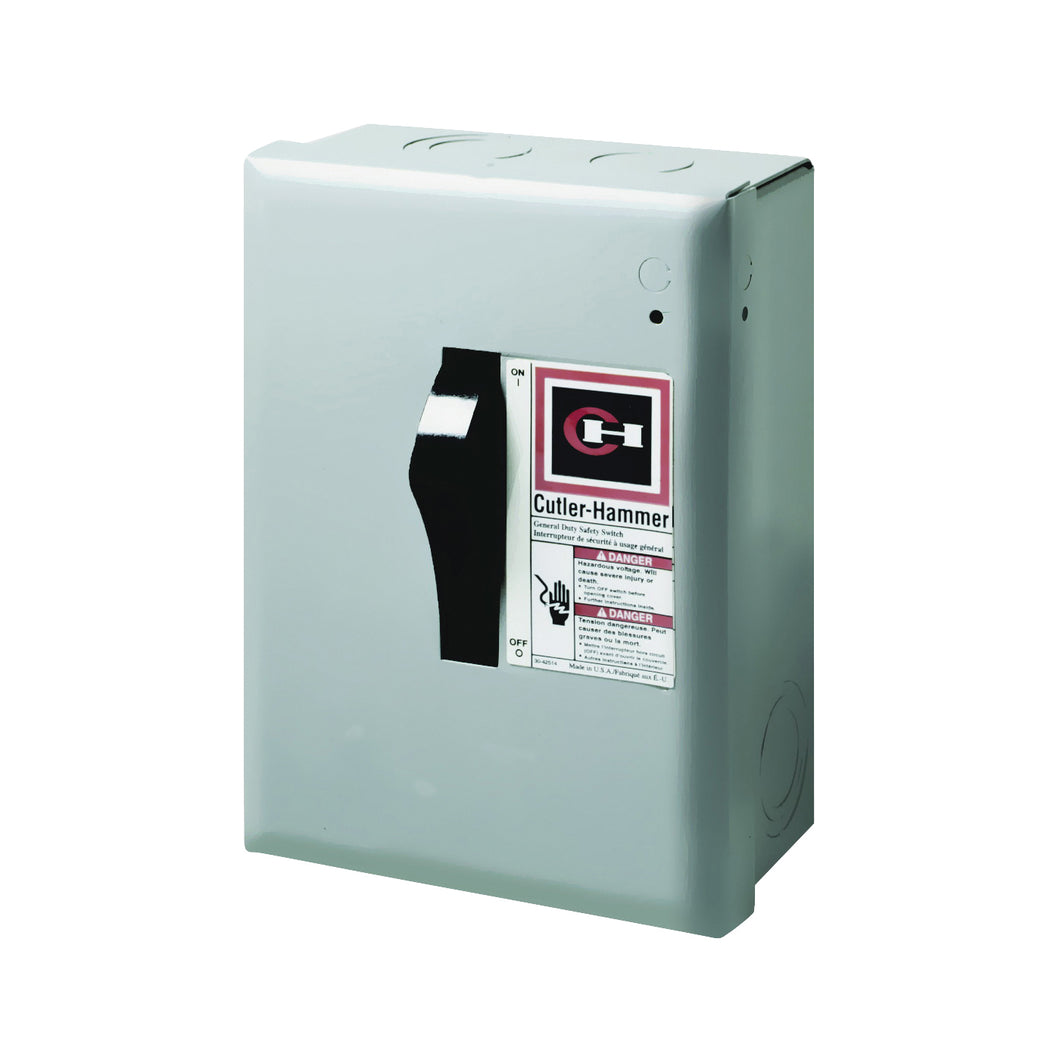 Cutler-Hammer DP221NGB Safety Switch, 2 -Pole, 30 A, 120/240 V
