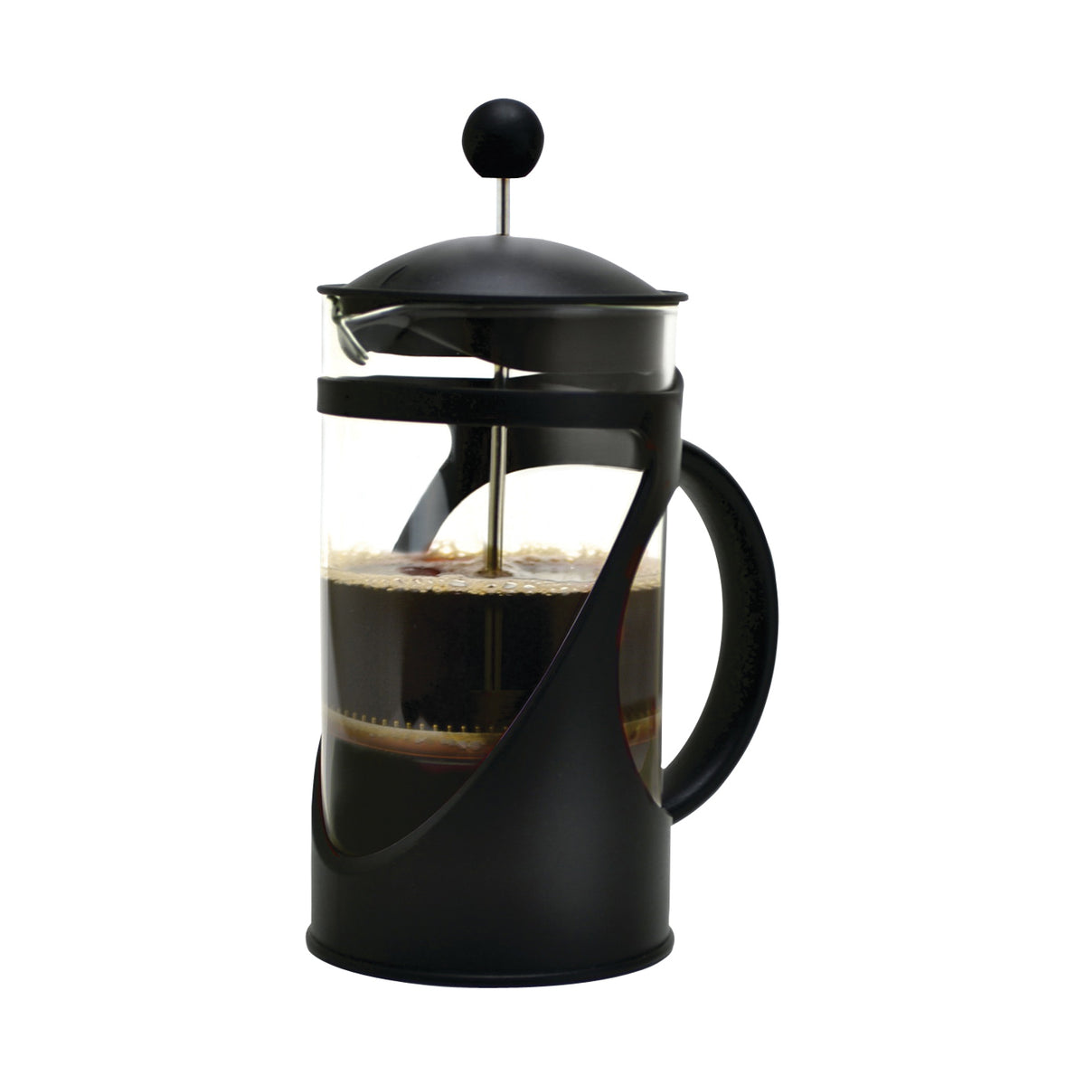 Primula TCP-2908 Coffee Press, 8 Cups Capacity, Borosilicate Glass/Plastic/Stainless Steel, Black