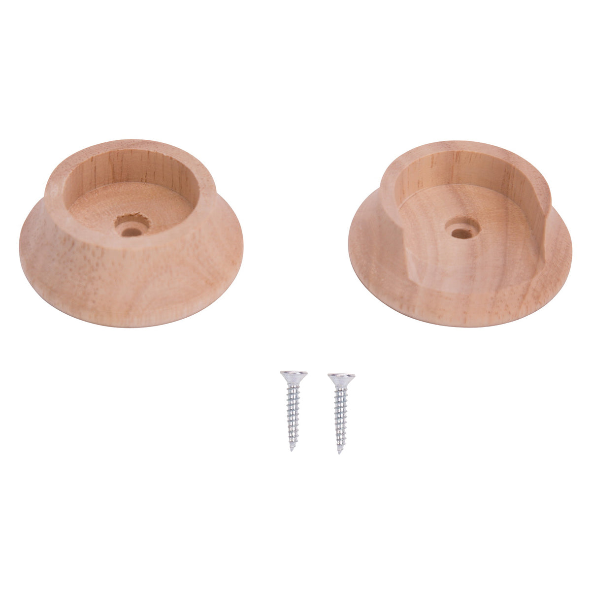 ProSource CL-P013L-PS Closet Pole Socket, Wood