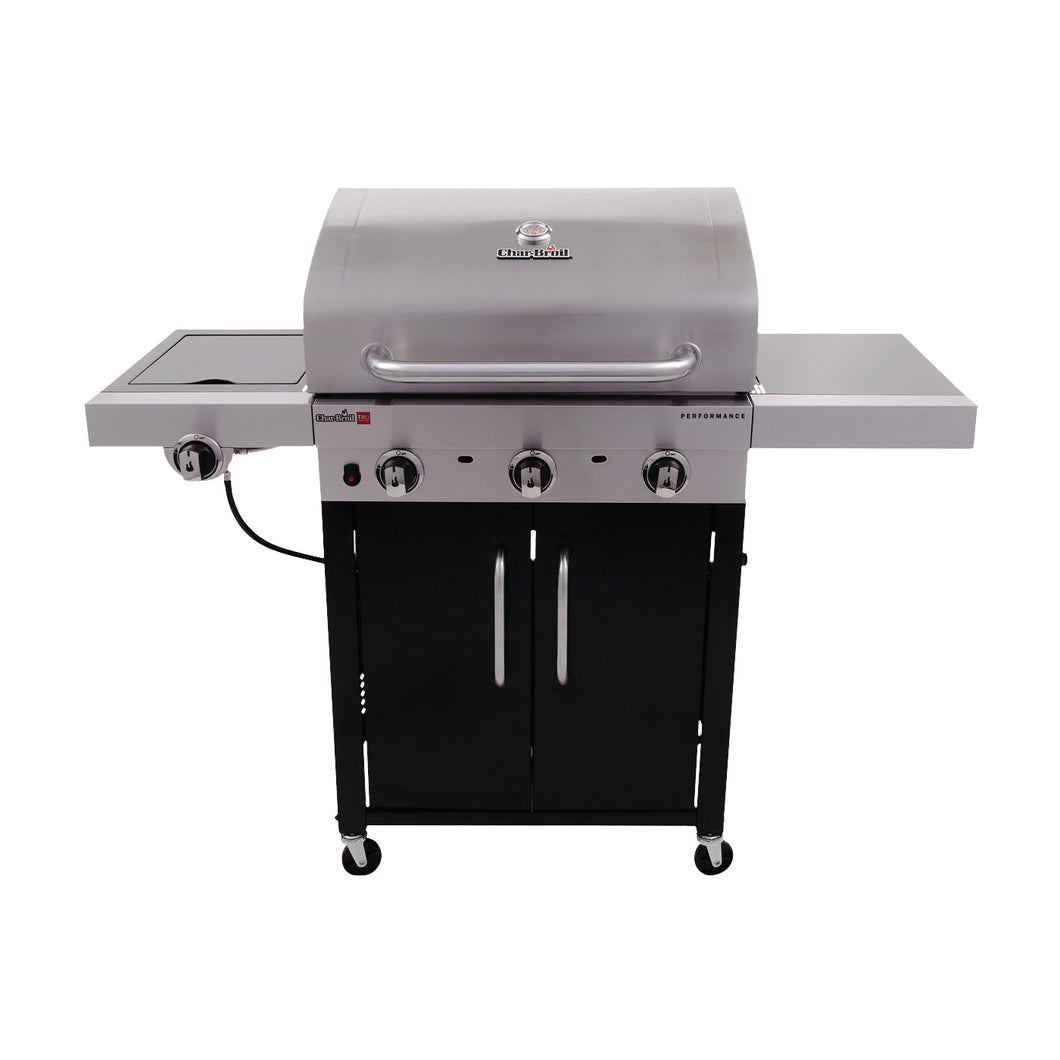 Char-Broil Performance Series 463371316 Gas Grill, 10000 Btu BTU, 3 -Burner, 450 sq-in Primary Cooking Surface