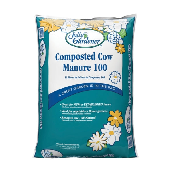 Jolly Gardener 50055025 Composted Cow Manure, 40 lb Package, Bag