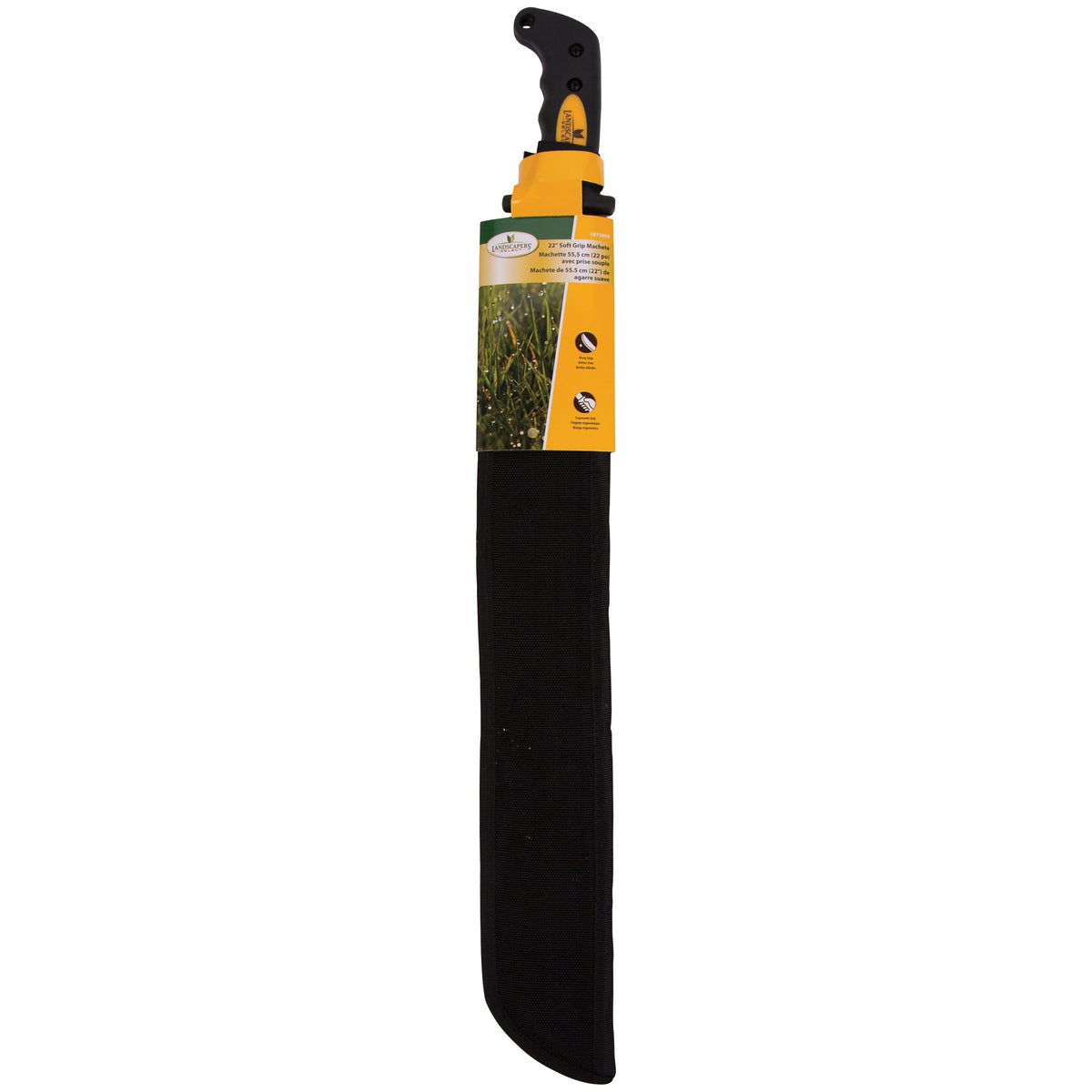 Landscapers Select JLO-003-N3L 22 in Blade, 27-1/2 in OAL, 22 in Blade, High Carbon Steel Blade, Rubber Handle
