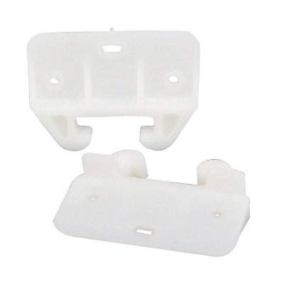 US Hardware WP-8813C Drawer Guide, Plastic, White