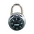 Master Lock 1500T Padlock, 9/32 in Dia Shackle, 3/4 in H Shackle, Steel Shackle, Stainless Steel Body, Nickel