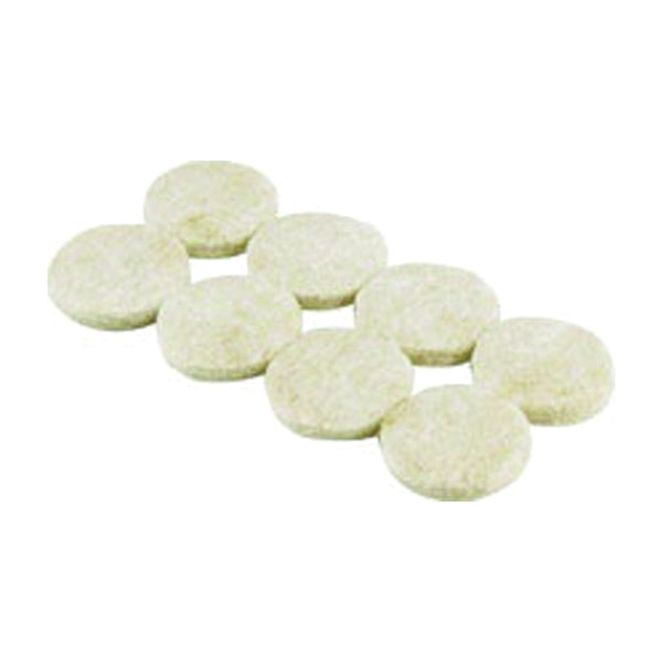 Shepherd Hardware 9928 Furniture Pad, Felt Cloth, Beige, 3 in Dia, Round