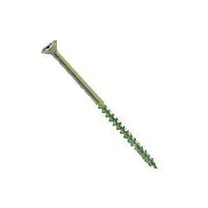 Western States Hardware 51321 Deck Screw, #7 Thread, 1-5/8 in L, Flat Head, Combo Drive, Type 17 Sharp Point, Ceramic