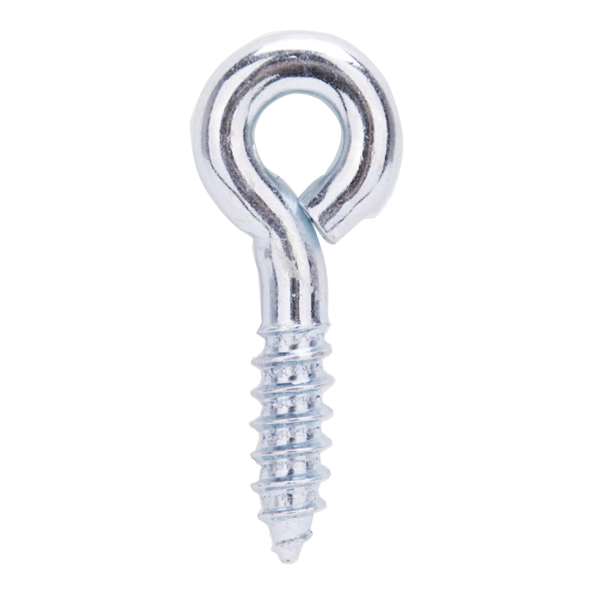 ProSource LR229 Screw Eye, 6 mm Dia Wire, 7 mm Thread, 3/4 in L Thread, 1-15/16 in OAL, 298 lb Working Load, Steel, Zinc