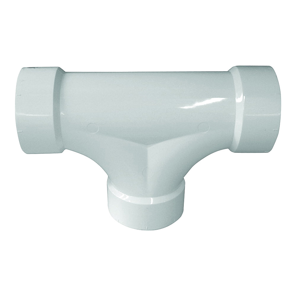 GENOVA 700 Series 71633 Cleanout Tee, 3 in, Hub, PVC, SCH 40 Schedule