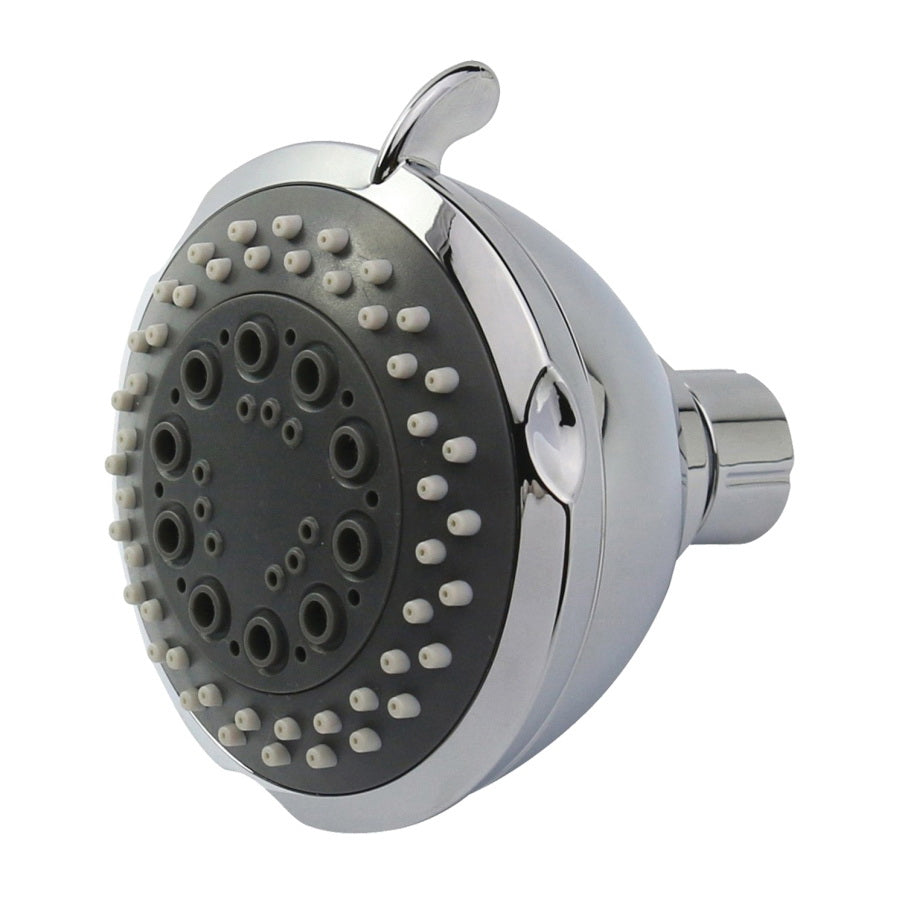 Boston Harbor Shower Head, 1.75 (6.6) 80 gpm (L/MIN) psi, 1/2-14 NPT Connection, Threaded, 3-Spray Function, Chrome