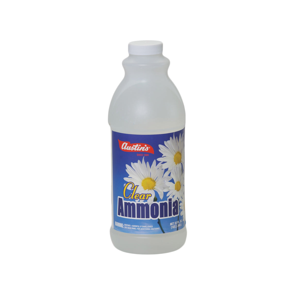 Austin 50 Clear Ammonia, 32 oz Bottle, Liquid, Pungent Ammonia, Colorless