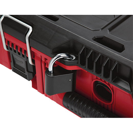 Milwaukee 48-22-8424 Tool Box, 75 lb, Plastic, Red, 22.1 in L x 16.1 in W x 6.6 in H Outside