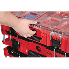 Load image into Gallery viewer, Milwaukee 48-22-8430 Organizer, 75 lb Capacity, 19.76 in L, 15 in W, 4.61 in H, 10-Compartment, Plastic, Red
