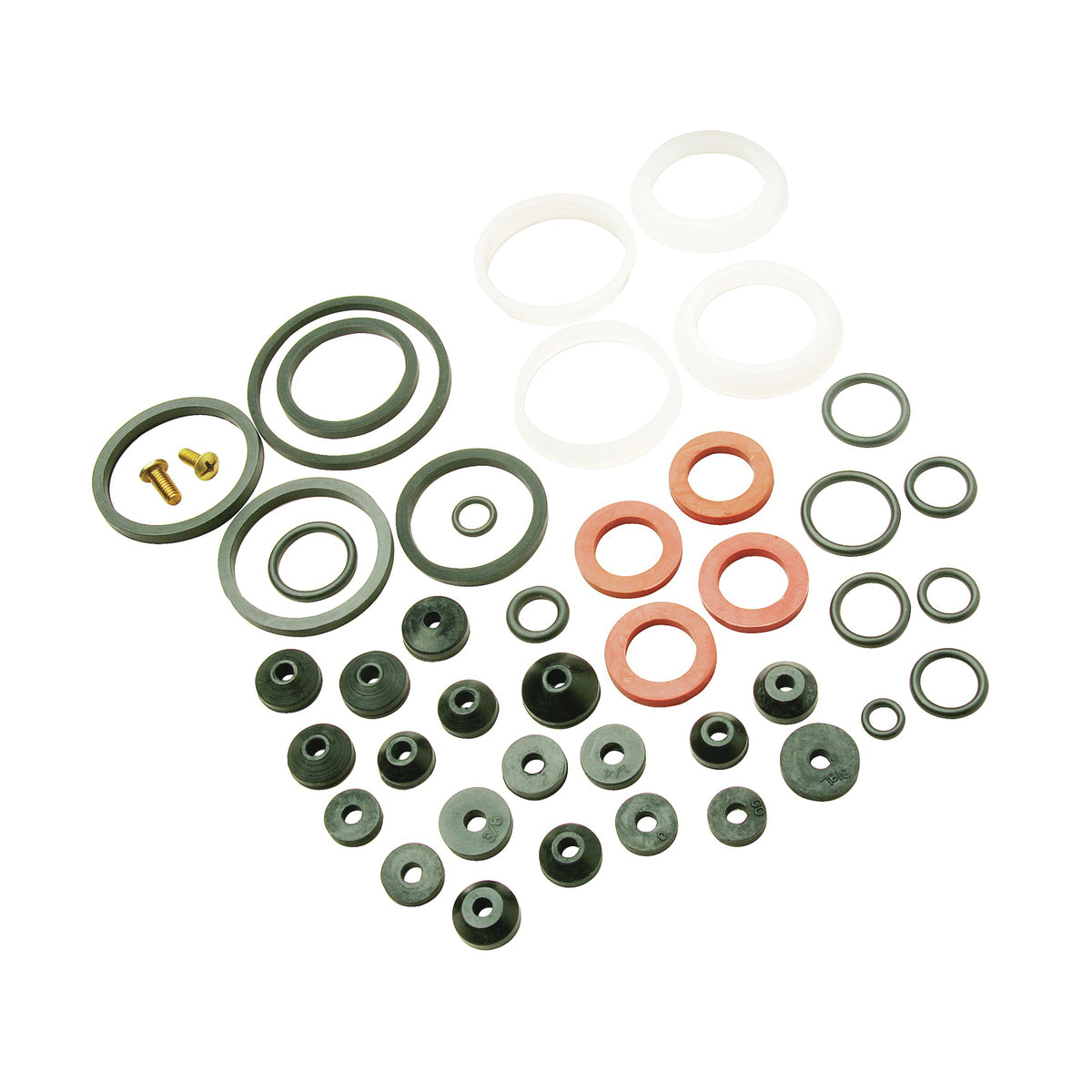 Plumb Pak PP855-14 Washer Repair Kit, Rubber, For: Sink Drain Traps