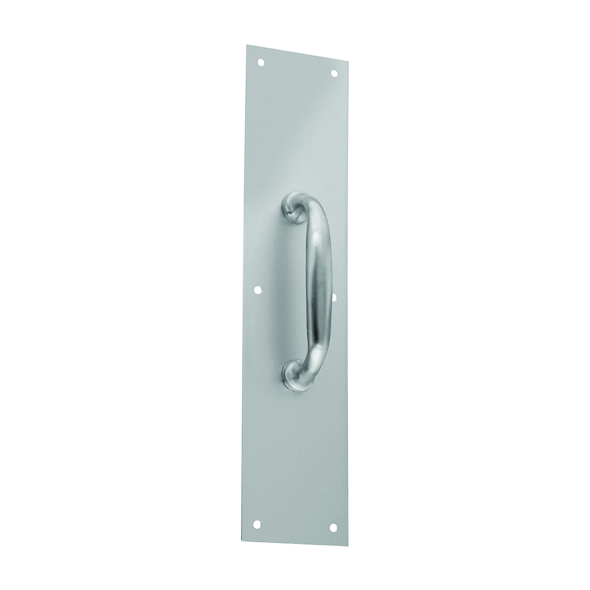 National Hardware N207-894 Door Pull Plate, 3-1/2 in W, 15 in H, Aluminum, Aluminum