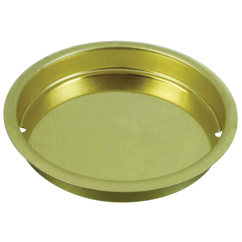 National Hardware N196-477 Door Cup Pull, Steel, Brass