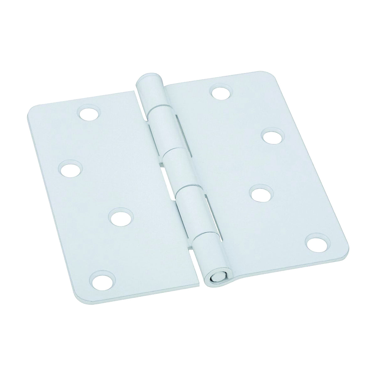 National Hardware N830-219 Door Hinge, Cold Rolled Steel, White, Non-Rising, Removable Pin, Full-Mortise Mounting, 55 lb