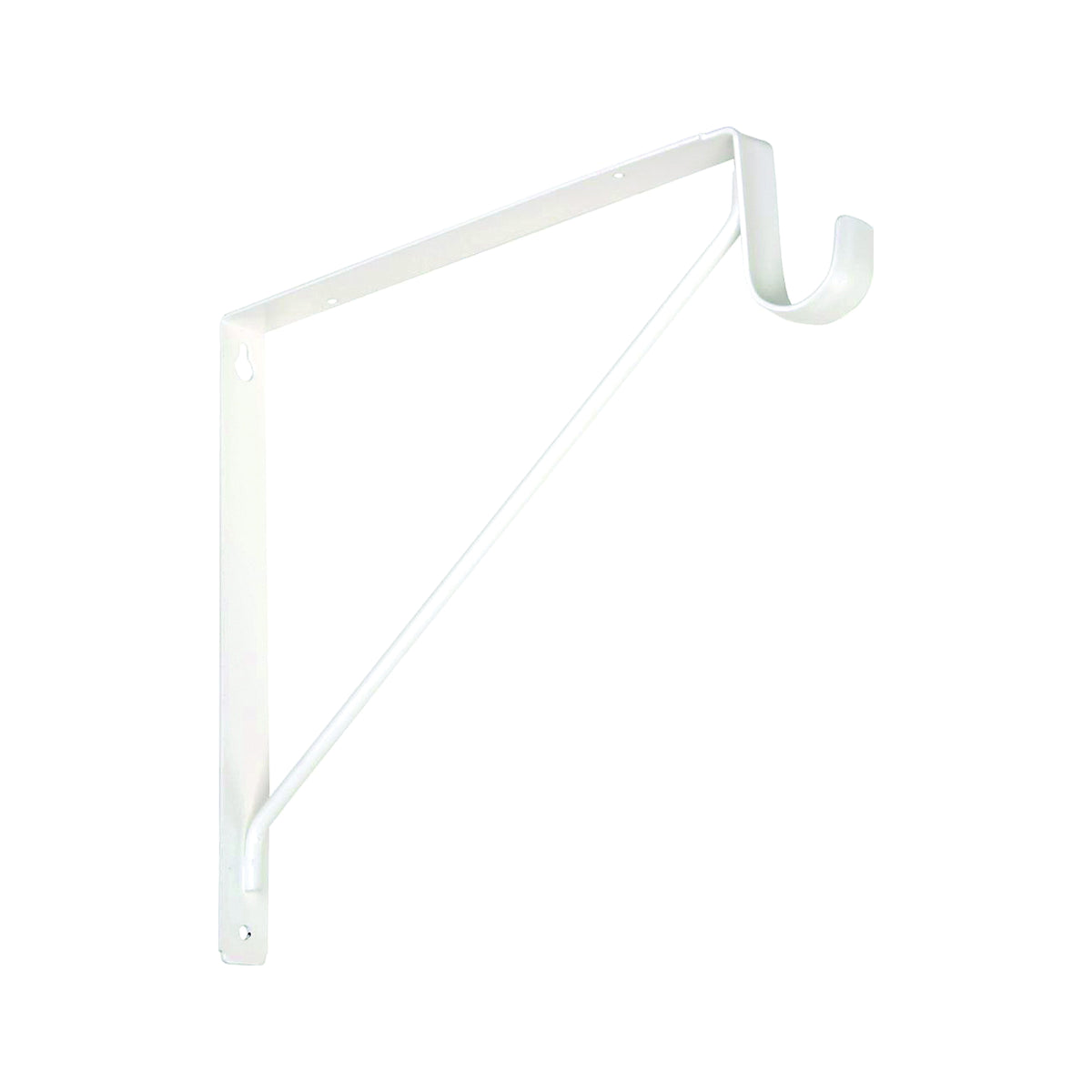 National Hardware S822-094 Shelf and Rod Bracket, 125 lb, Steel