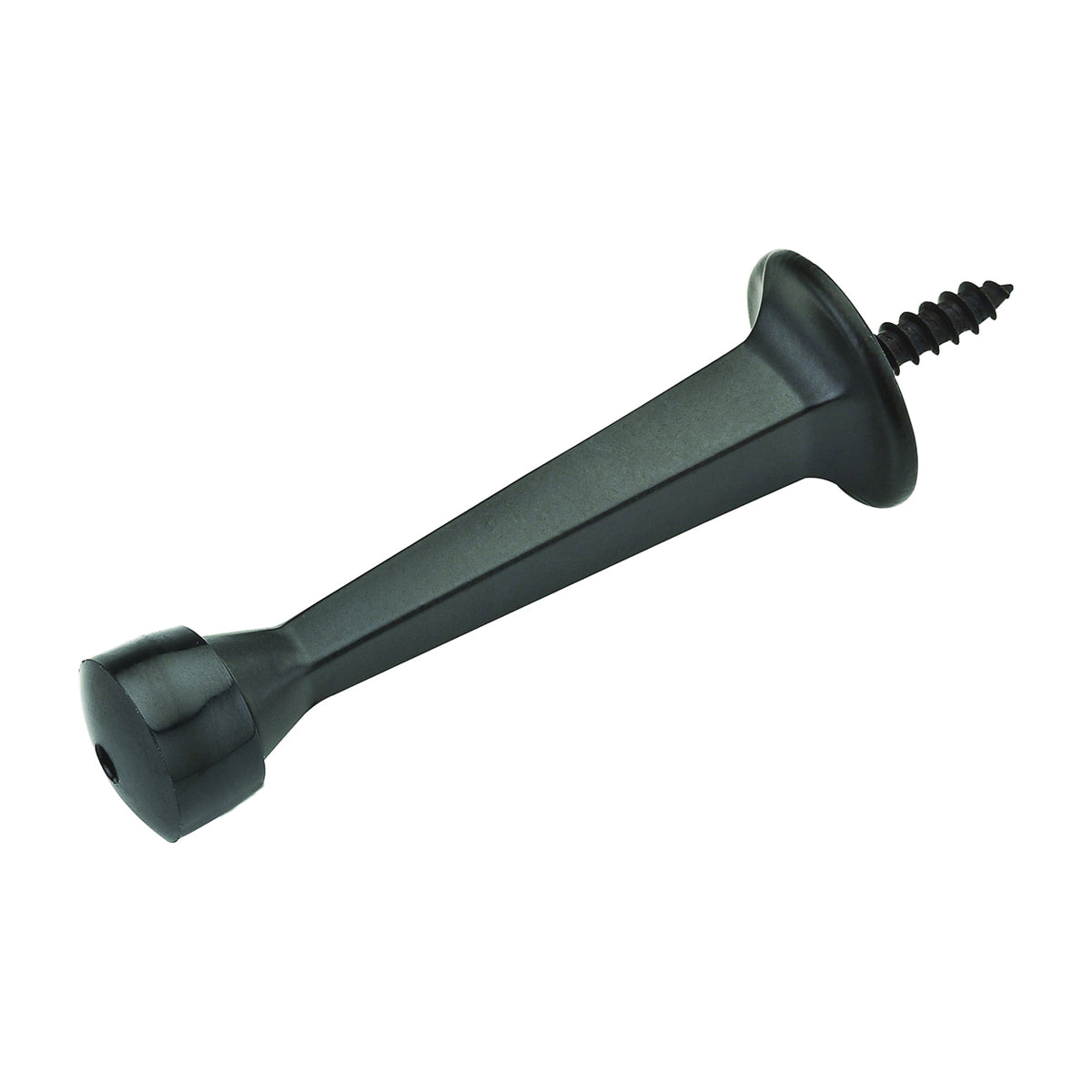 National Hardware N830-138 Door Stop, 3 in Projection, Die-Cast Zinc/Plastic/Rubber, Oil-Rubbed Bronze