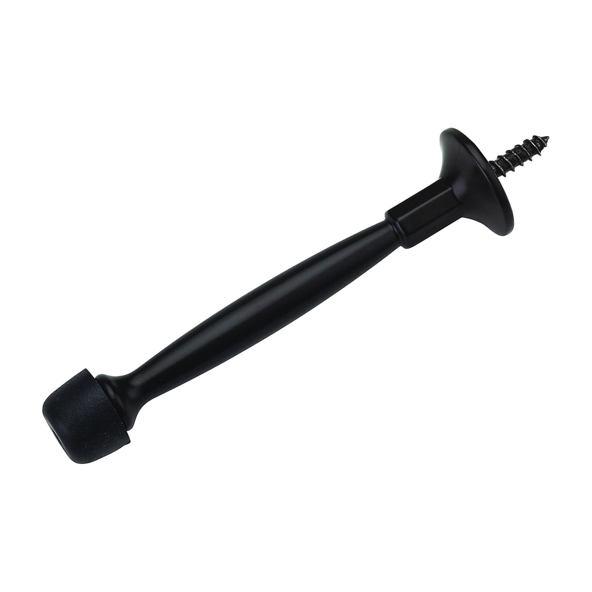 National Hardware N830-148 Door Stop, 4 in Projection, Steel, Oil-Rubbed Bronze