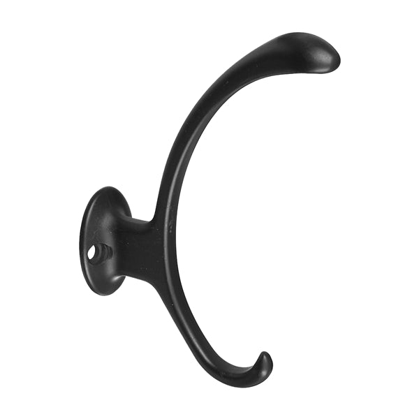 National Hardware V8008 N806-804 Garment Hook, 2-Hook, Zinc, Oil-Rubbed Bronze