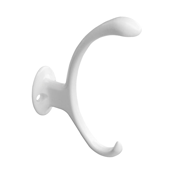 National Hardware V8008 N806-810 Garment Hook, 2-Hook, Zinc