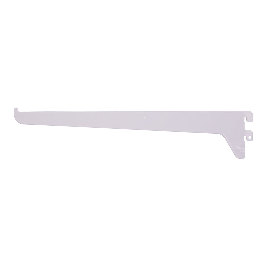 ProSource 25228PHL-PS Single and Utility Shelf Bracket, 90 lb/Pair, 12 in L, 2-1/2 in H, Steel, White