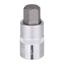Load image into Gallery viewer, Vulcan Fractional Hex Bit Socket, Chrome, 5/8 in, 1/2 in Drive, 2-1/2 in OAL
