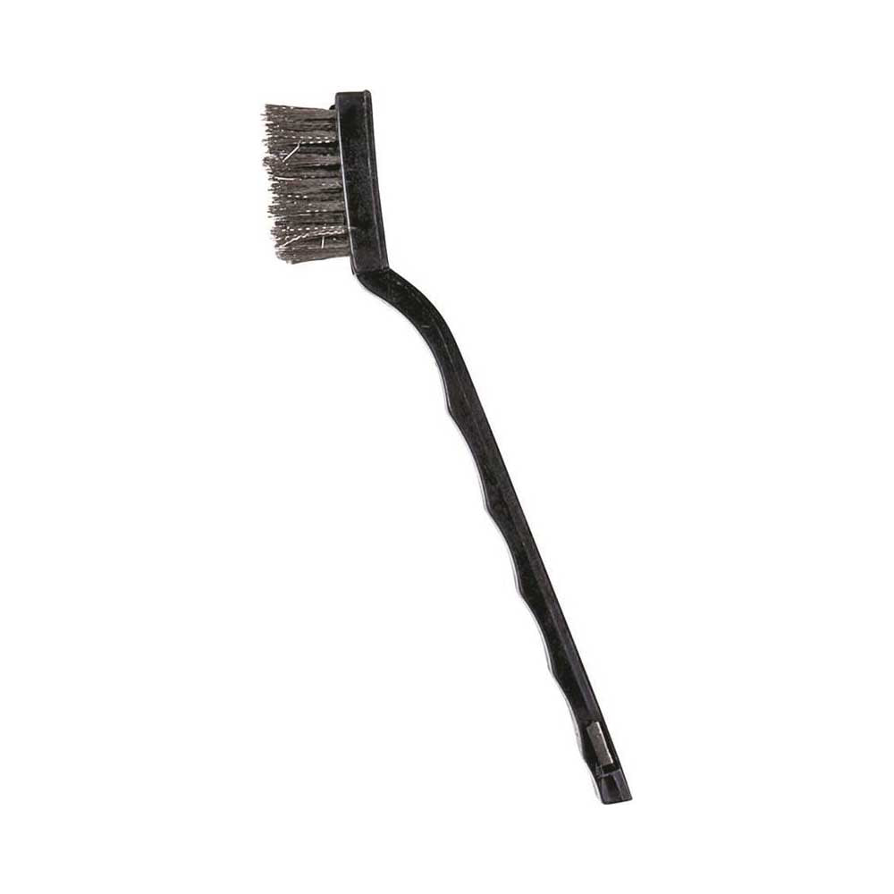 ProSource PB-57130-N3L Mini Wire Brush, Nylon Bristle, Black Bristle, 1/4 in W Brush, 7 in OAL, Black