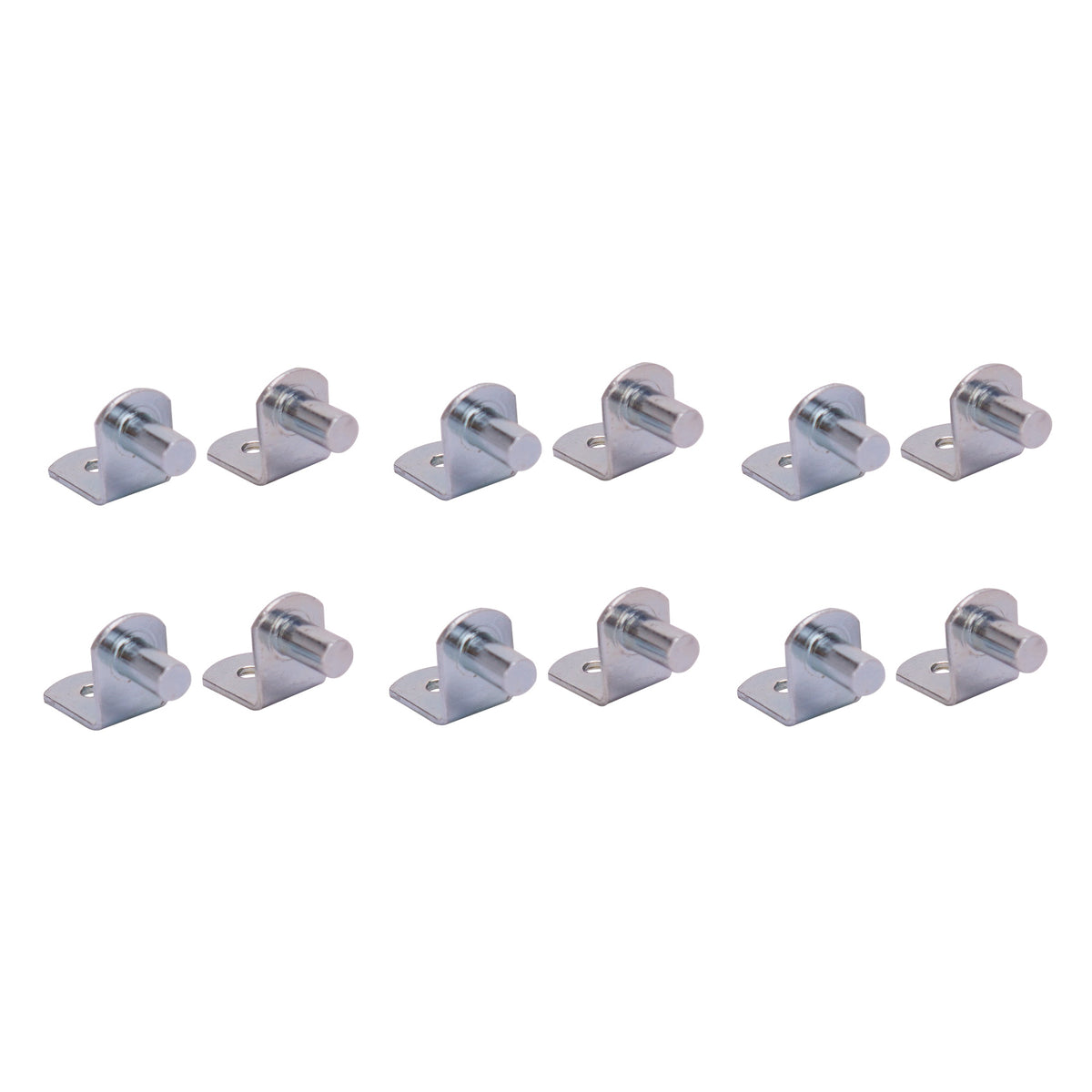 ProSource 25233ZCH-PS Shelf Support 20 lb, Steel, Silver, Riveted Pin Mounting