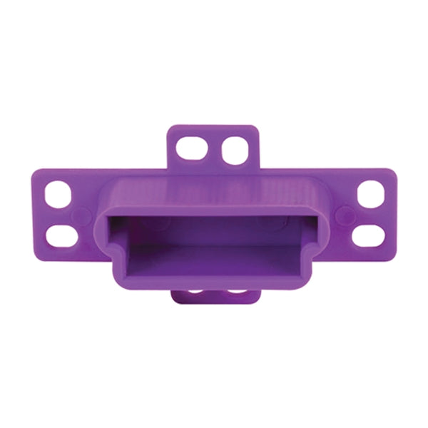 Prime-Line R 7133 Drawer Track Backplate, 3/4 in L, 2-3/4 in W, Nylon/Steel