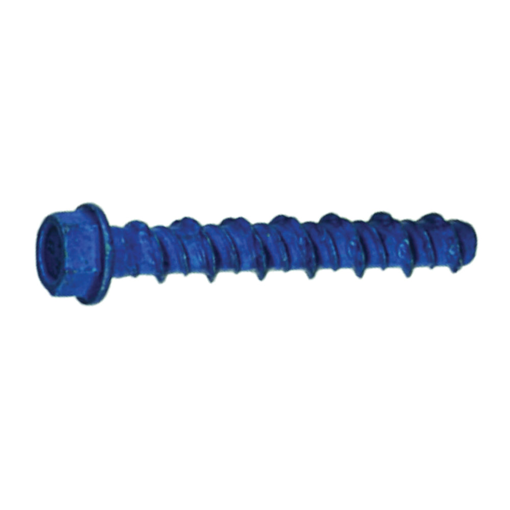 Buildex Tapcon 24292 Screw Anchor, Hex Drive, Steel, Metallic