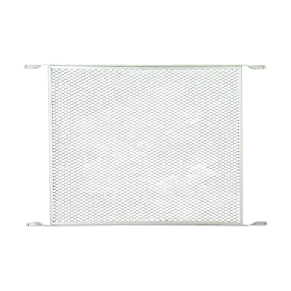 M-D 33282 Door Grill, 20.38 in W, 30-1/4 in H, Aluminum, Mill
