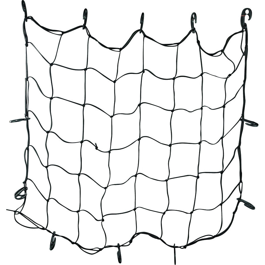ProSource FH92103 Cargo Net, 48 in L, 36 in W, Rubber, Black