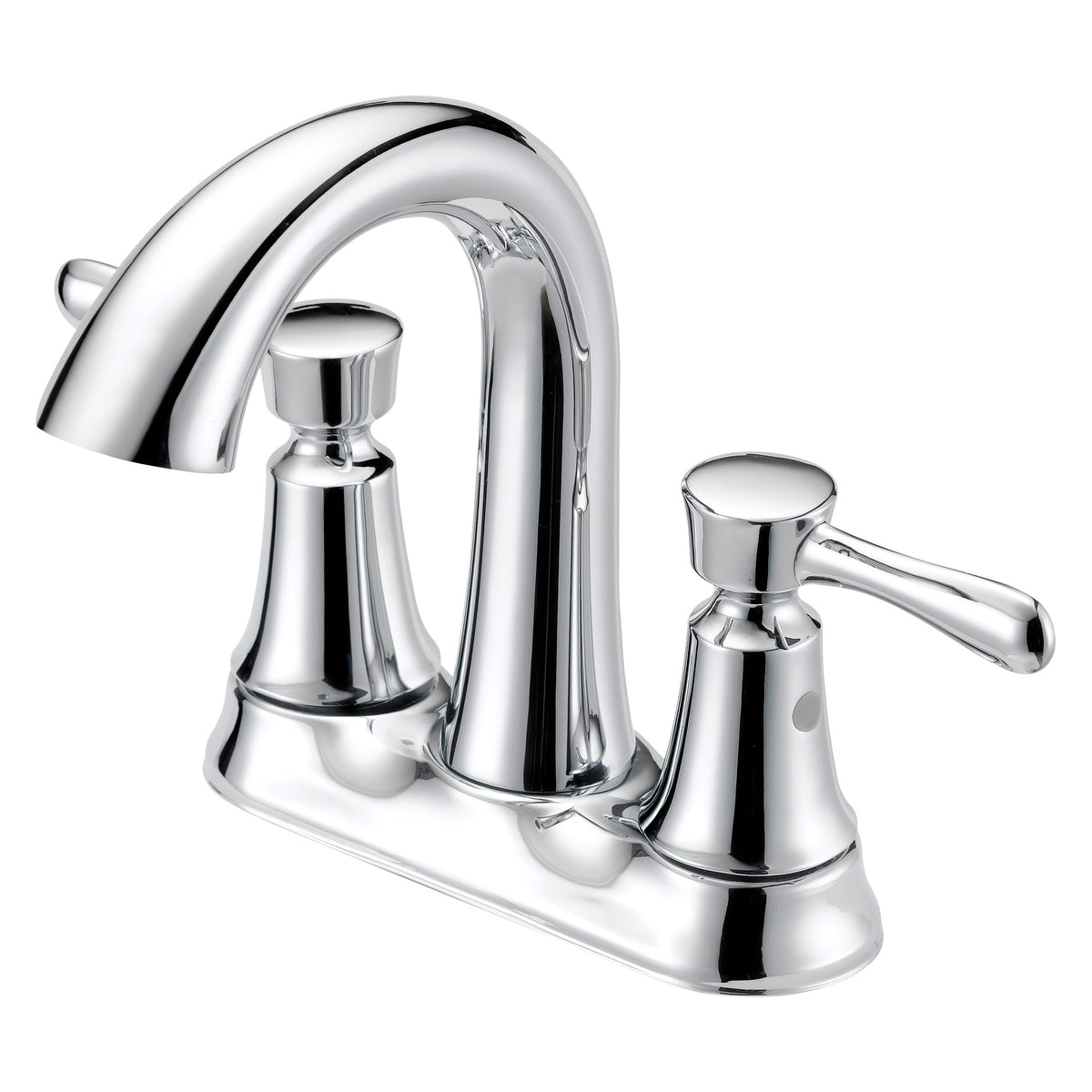 Boston Harbor F51B0035CP Lavatory Faucet, 1.2 gpm, 2-Faucet Handle, 3-Faucet Hole, Metal/Plastic, Chrome Plated