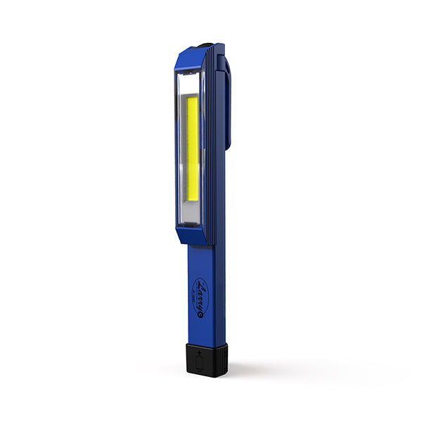 NEBO 6351 Work Light, AAA Battery, LED Lamp, 170 Lumens, Blue