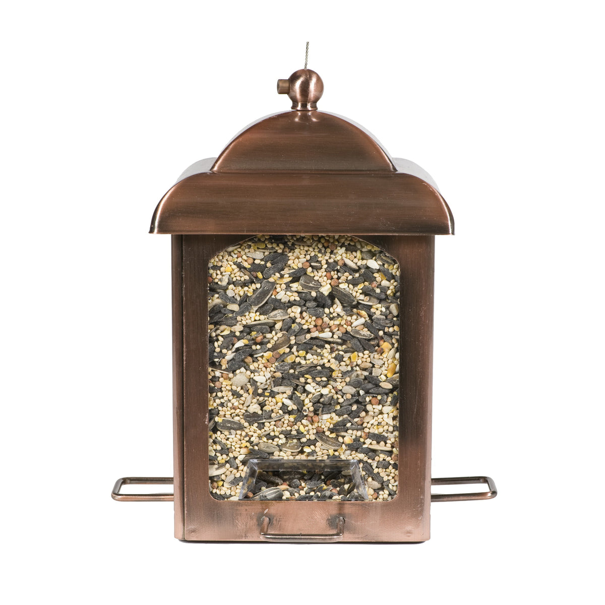 Perky-Pet 365 Bird Feeder, Lantern, 2-1/2 lb, 4-Port/Perch