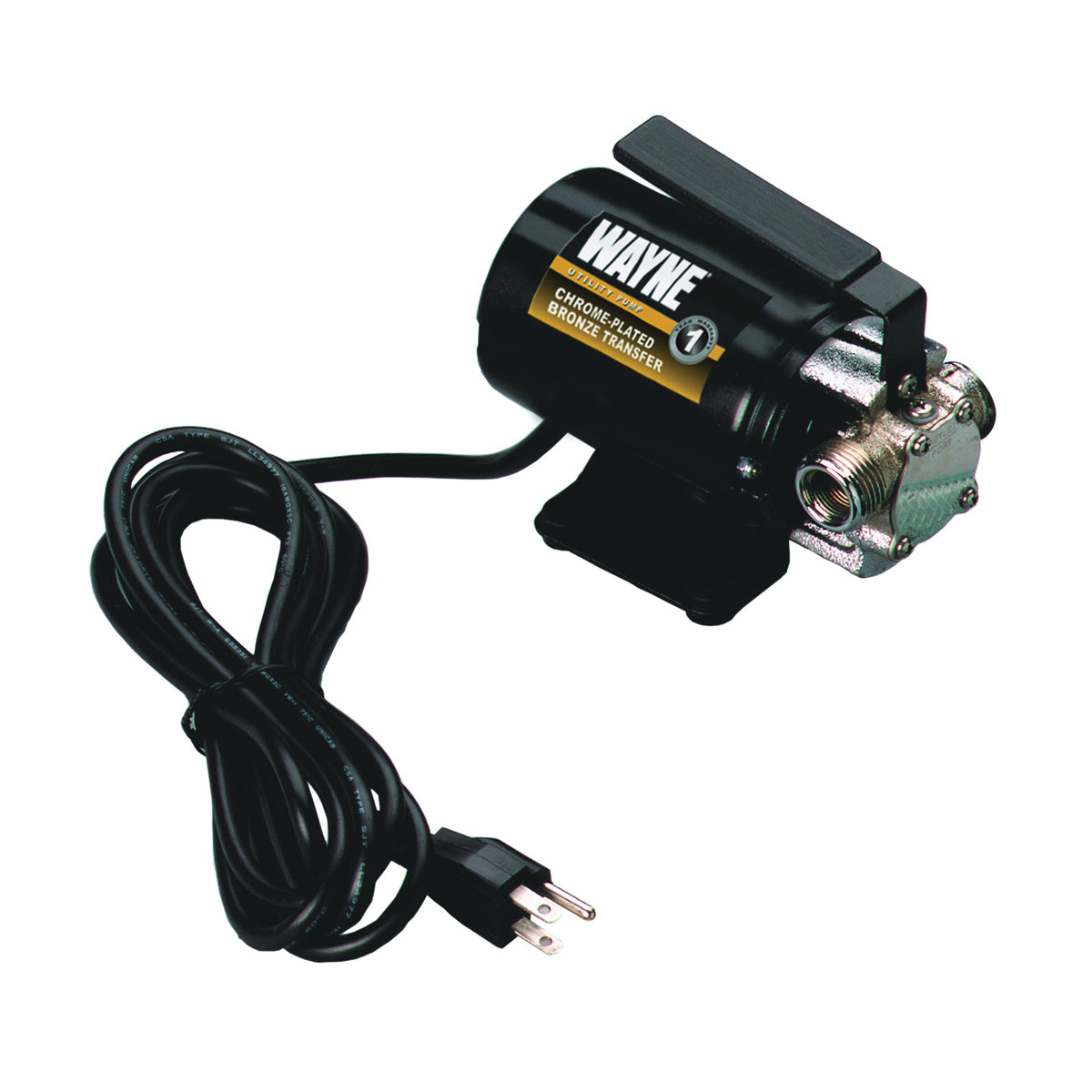 WAYNE PC2 Transfer Pump, 2 A, 120 V, 0.1 hp, 3/4 in Outlet, 300 gph, Metal