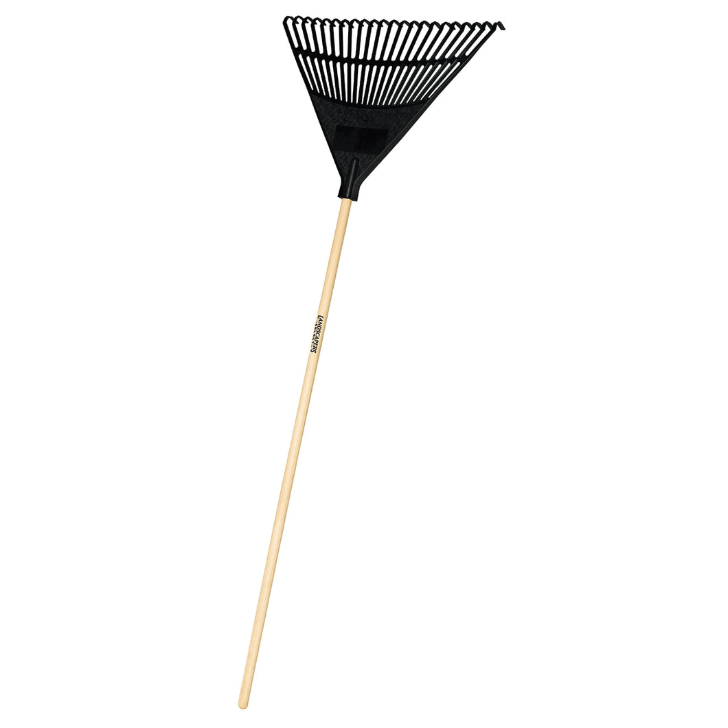 Landscapers Select 34591 EP22OR Lawn/Leaf Rake, Poly Tine, 22-Tine, Hardwood Handle, 48 in L Handle