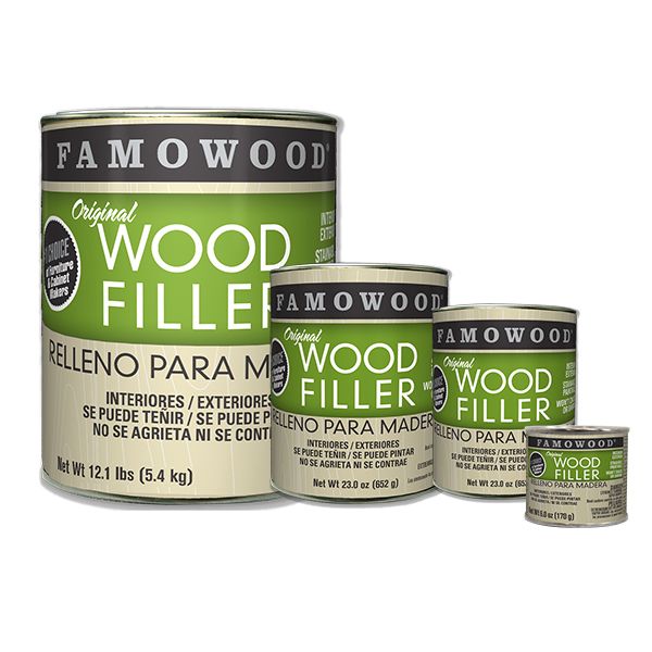 FAMOWOOD 36141134 Wood Filler, Paste, Red Oak, 6 oz Can