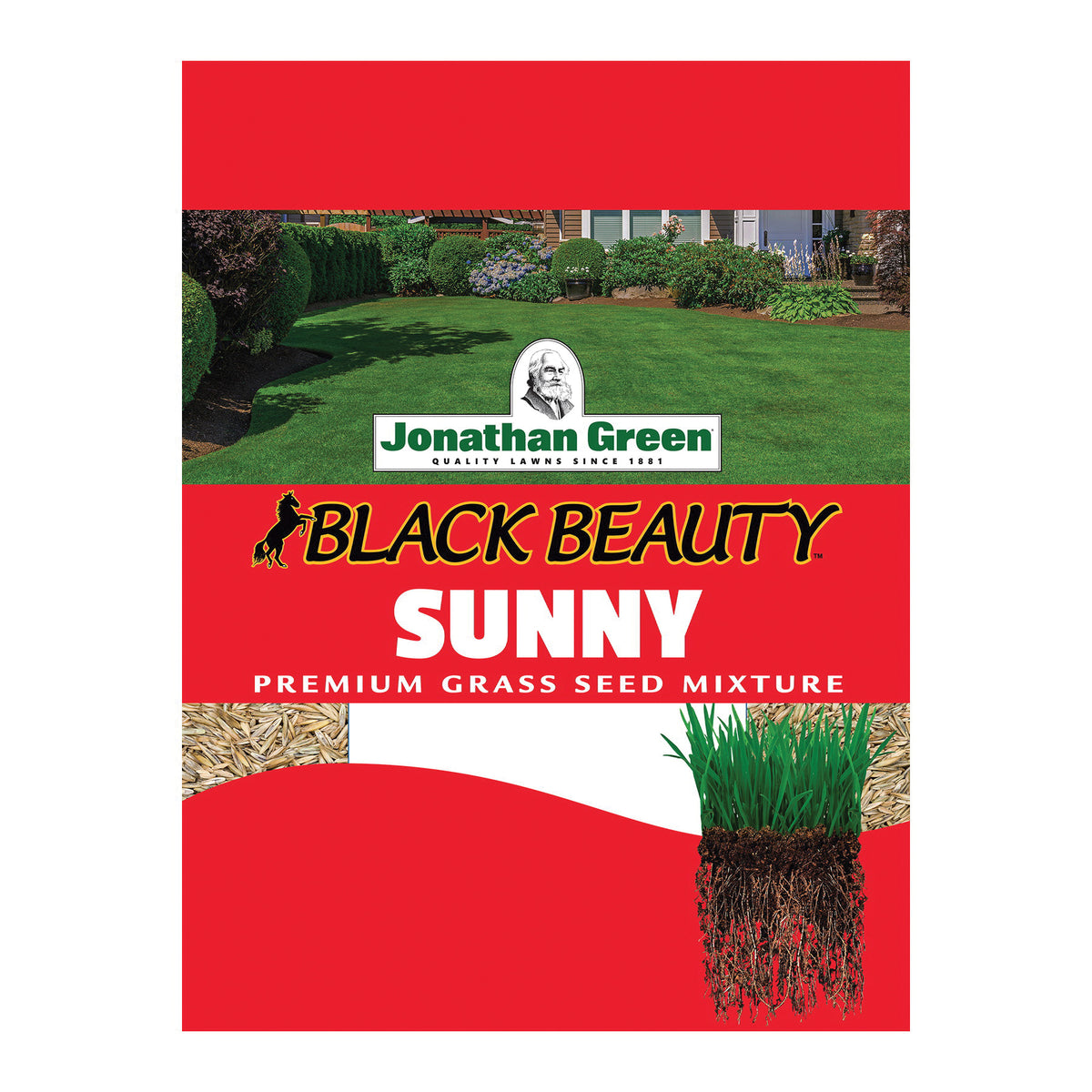 Jonathan Green Black Beauty 10870 Grass Seed, 25 lb Bag