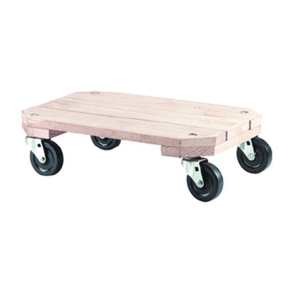 Shepherd Hardware 9854 Furniture Dolly, 360 lb, Solid Wood Platform