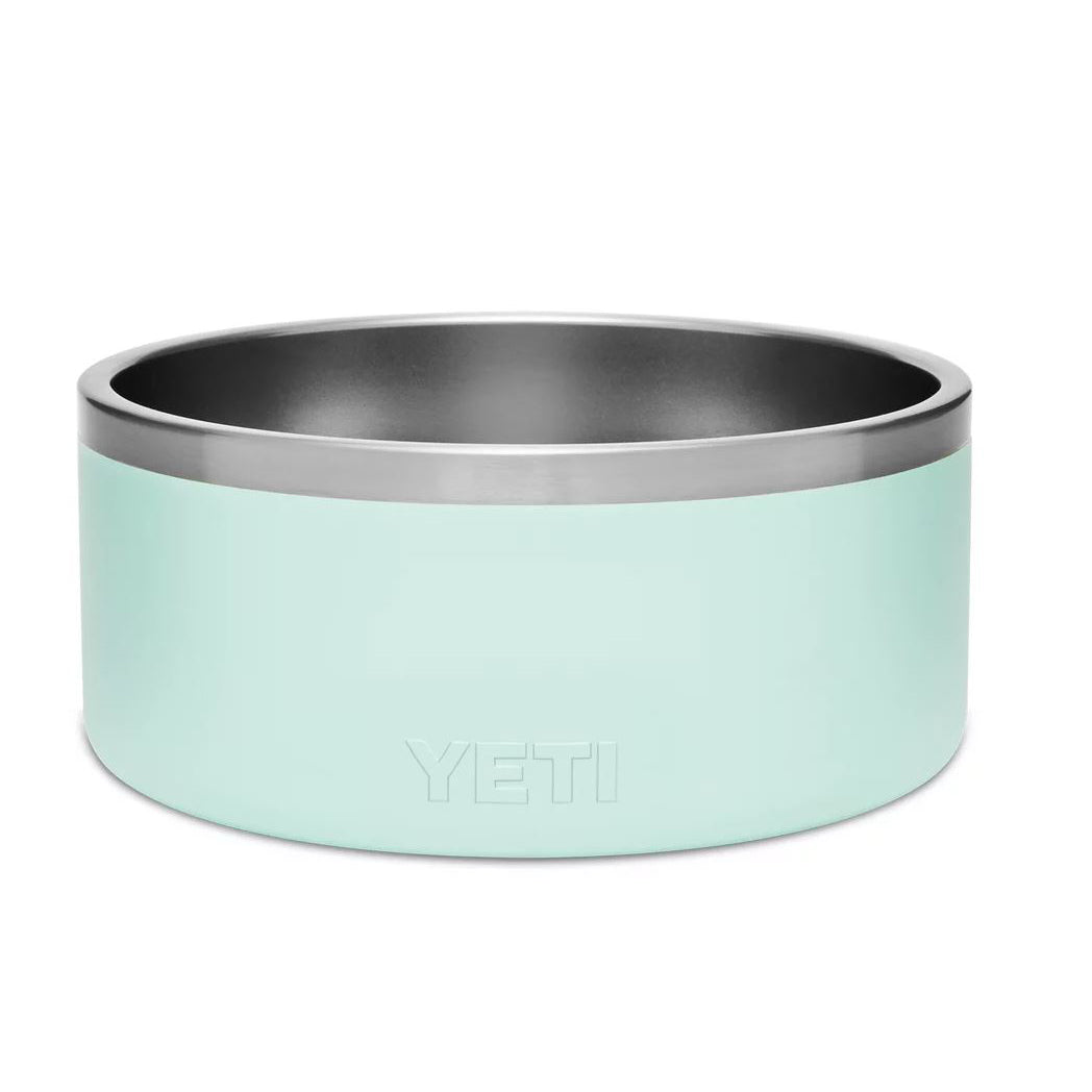 YETI Boomer 21071500002 Dog Bowl,  8 in Dia, 8 Cup Volume, Stainless Steel, Seafoam