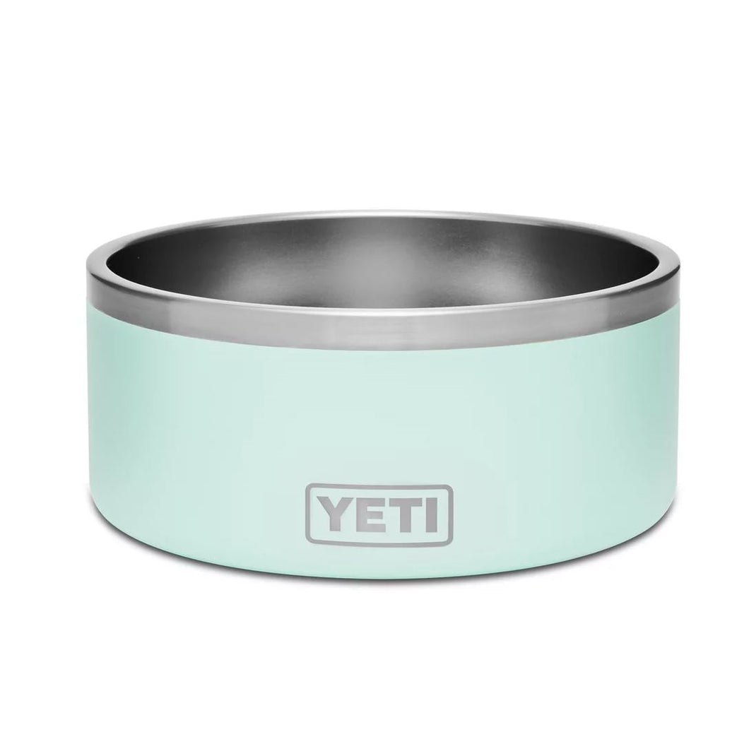 YETI Boomer 21071500002 Dog Bowl,  8 in Dia, 8 Cup Volume, Stainless Steel, Seafoam