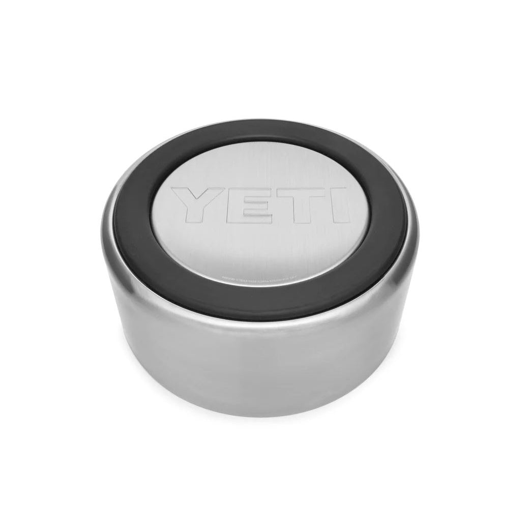 YETI Boomer 21071500000 Dog Bowl,  8 in Dia, 8 Cup Volume, Stainless Steel, Stainless Steel