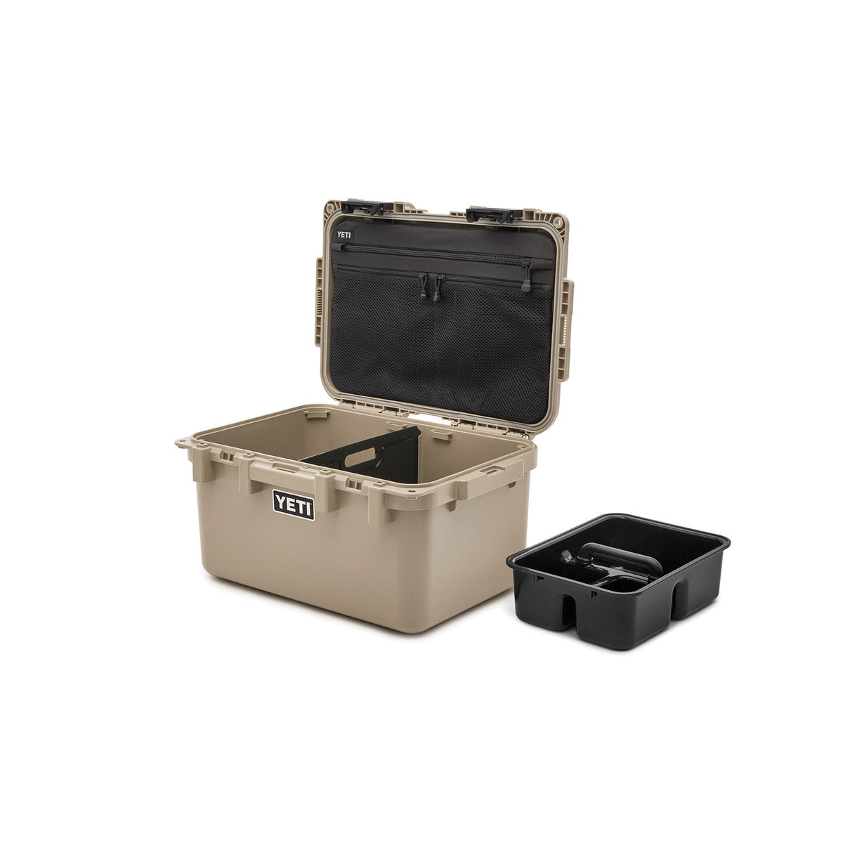 YETI LoadOut GoBox Series 26010000030 Gear Case, 30 L Capacity, Plastic, Desert Tan