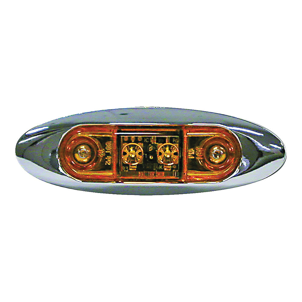 PM V168XA LED Light, 9/16 V, 2-Lamp, LED Lamp, Amber Lamp