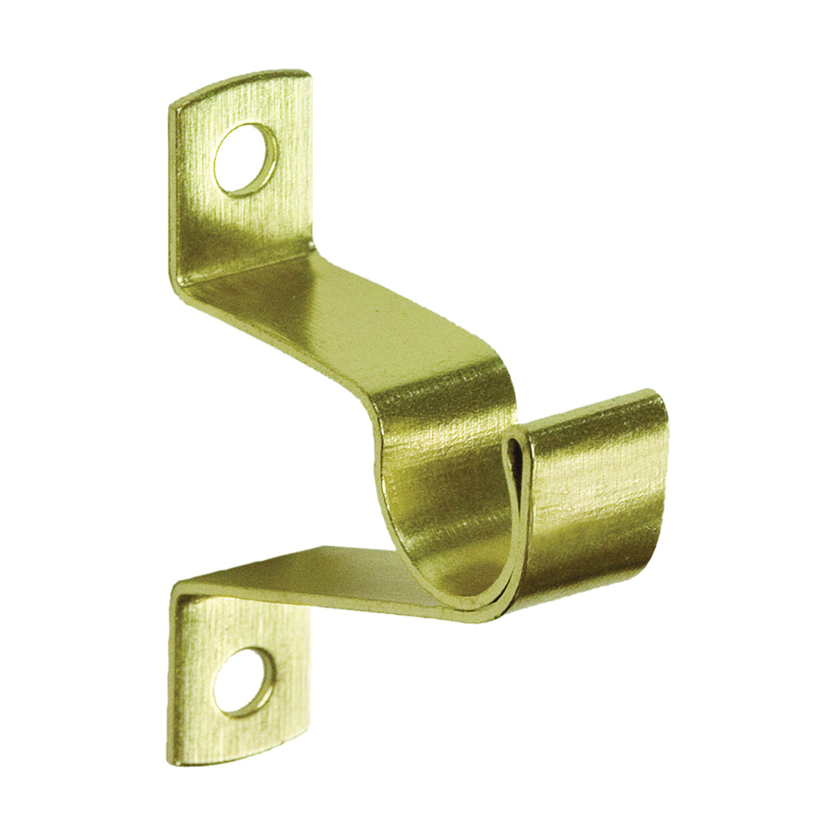 Kenney KN826 Decorative Cafe Rod Bracket, Brass